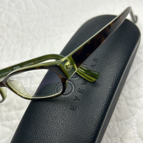 OGI Eyewear “Evolution” Olive Green/Tortoise Shell 49-16-135 frames - Picture 8 of 10